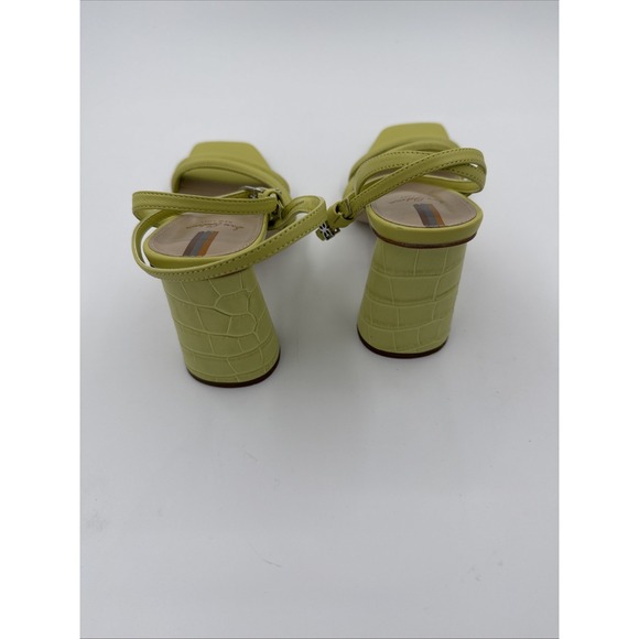New Sam Edelman Kia Strappy Heels Pumps In Kiwi Size 8 Workwear Spring Resort - Picture 3 of 6